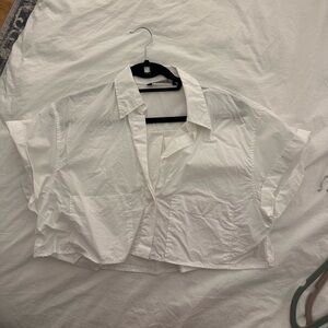 Zara Monochrome Collar Detail